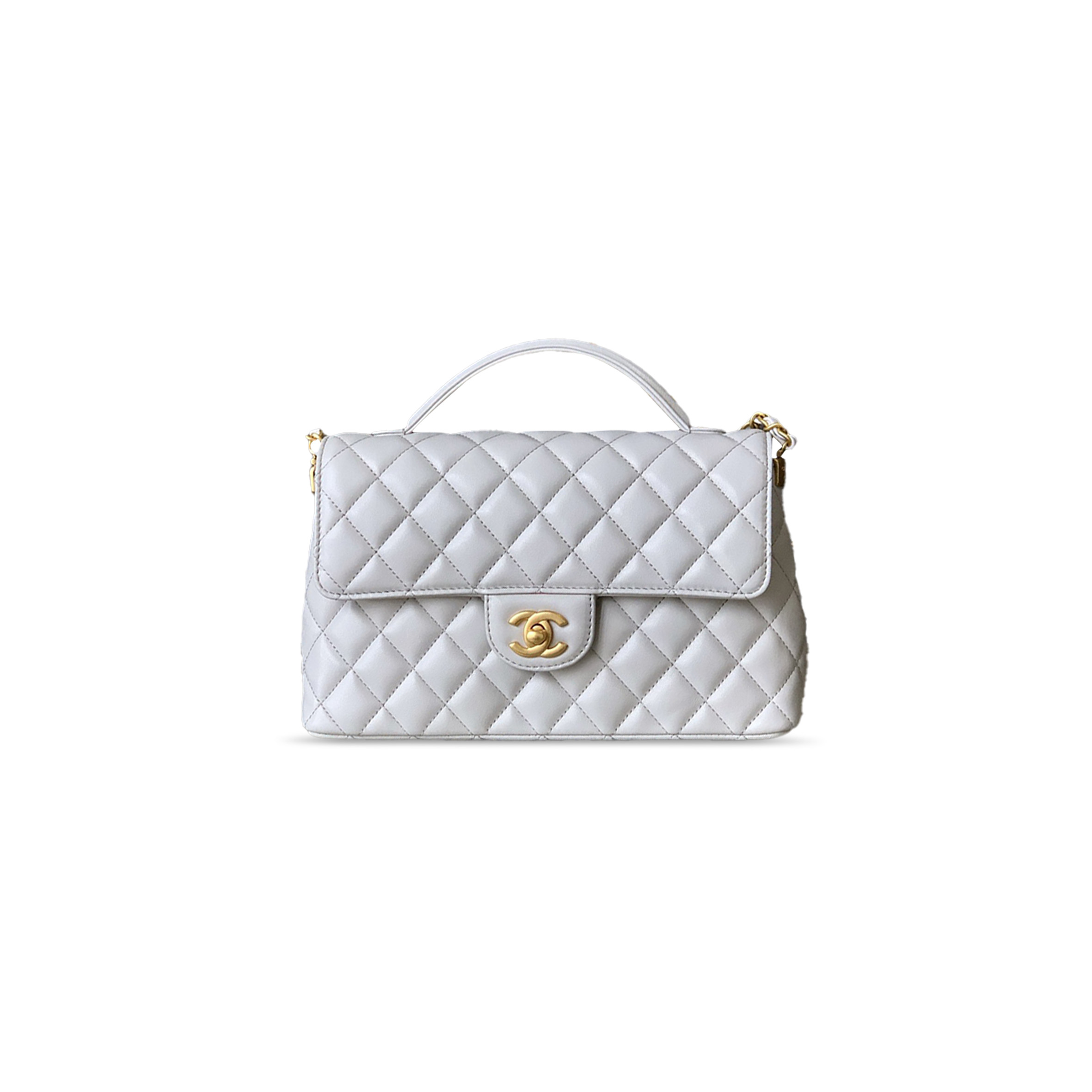 CHANEL TOP HANDLE FLAP BAG AS5356 (25*16*7cm)
